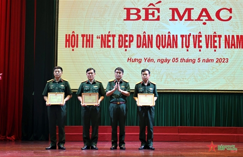 Bộ CHQS tỉnh Hưng Yên thi “Nét đẹp Dân quân tự vệ Việt Nam”